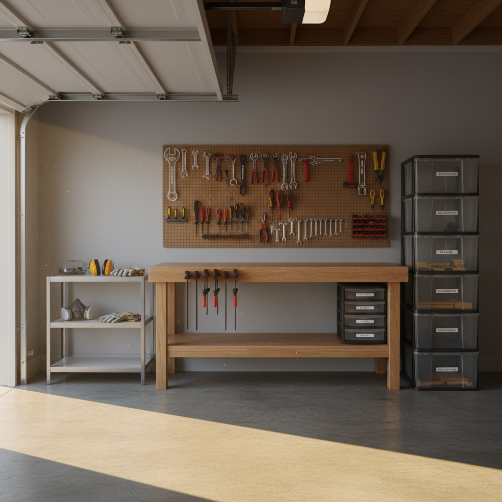 The One-Hour Workshop Reset: Organize Tools, Hardware, and Project Supplies