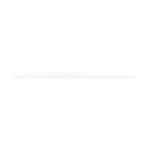 Amada 24 Inch Floating Shelves with Invisible Brackets, Set of 2, White | Wall Shelves with Hidden Bracket, Solid MDF Wood, 22 lbs Max Load per Shelf, Easy to Assemble, Multi-Wall Compatible - color: White, size: 24 inches