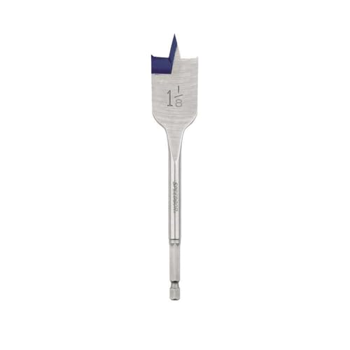 Irwin Tools IRWIN SPEEDBOR Spade Wood Drill Bit 1-1/8" X 6" (88818) - style: 1-1/8-Inch Bit