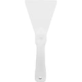 SPARTA Polypropylene Scraper Tool Food Safe Scraper for Removing Caked-On Residue in Commercial Kitchens, Plastic, 7.82 x 3 Inches, White - color: White