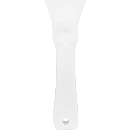 SPARTA Polypropylene Scraper Tool Food Safe Scraper for Removing Caked-On Residue in Commercial Kitchens, Plastic, 7.82 x 3 Inches, White - color: White