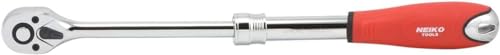 NEIKO 03067A 3/8-Inch-Drive Extendable Ratchet Handle, 72-Tooth Reversible Ratcheting Feature, Extends 8 1/2 to 12 3/8 Inches - size: 3/8" Drive, style: Extendable Ratchet