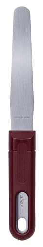 ALLEX Rounded Putty Knife 1" for Art and Paint, Flexible Japanese Stainless Steel Blade, Heavy Duty Full Tang Handle, Made in JAPAN - size: M