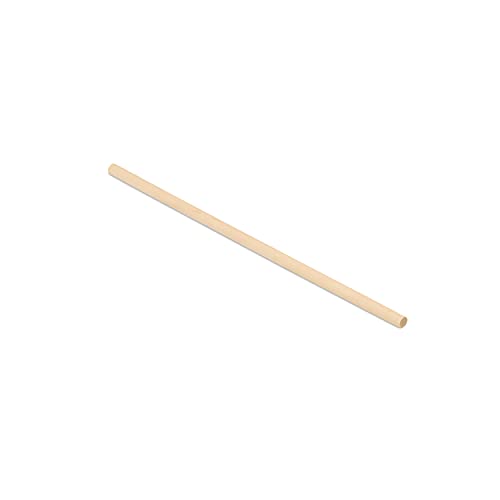 Unfinished Hardwood Dowels - 3/8 Inch x 12 Inch, Pack of 25 for Crafts and DIY Projects - size: 3/8" x 12" Dowels
