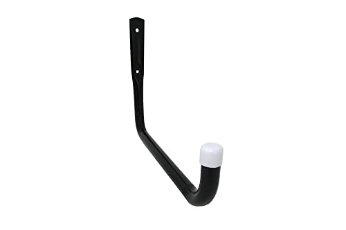 Shepherd Hardware 8091E Heavy Duty Steel 10-Inch Garage Storage Utility Hooks, 4 Pack, Black - color: Black, size: 10 Inch
