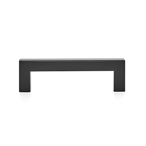 Ravinte Matte Black Square Cabinet Handles Drawer Pulls 4 Inch 30 Pack - color: Matte Black