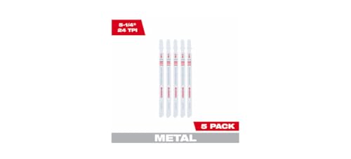 Milwaukee Electric - 5-1/4 24 TPI BI-METAL JIG SAW BLADE 5 PK