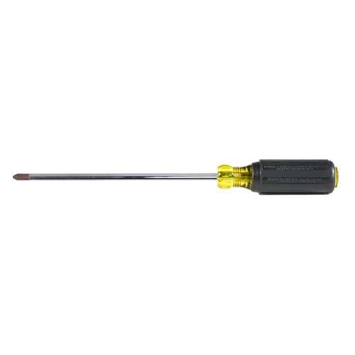 Klein Tools 85742 Screwdriver Set, Made in USA, 3/16 Cabinet and #2 Phillips Precision Machined Tips, Cushion-Grip Handles, Round Shank, 2-Piece - size: One Size, style: 3/16 Cabinet and #2 Phillips