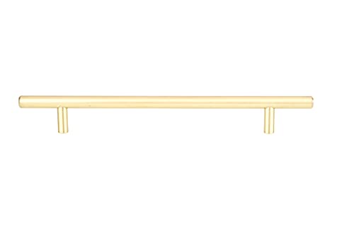 Richelieu | Washington 7 9/16-inch (192 mm) Satin Brass Cabinet Bar Pull - color: Satin Brass, size: 7 9/16 in