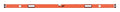 Johnson Level & Tool 5700-7200 Heavy Duty Aluminum Box Level, 72", Orange, 1 Level - size: 72 Inch