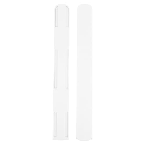 Drawer Slides Replacement Self Adhesive Drawer Slide Guides Side Mount Drill Free Plastic Sliding Rail for Storage Baskets Kitchen Cabinets Dressers 2 Pack