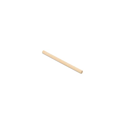 Wooden Dowel Rod, 3/8 Inch x 6 Inch Wood Dowels, Pack of 25 Wooden Dowels for Crafts, Unfinished Hardwood Wooden Dowels Rods, Strong Wood Rod Dowels for Crafting and DIYers - size: 3/8" x 6" Dowels