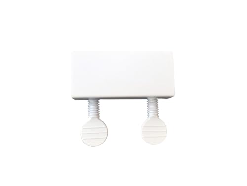 QCAA Sliding Window Security Lock, Child Proof Lock, Aluminum, White, 8 Pack, Made in Taiwan - color: White(3/8"), size: 8pack