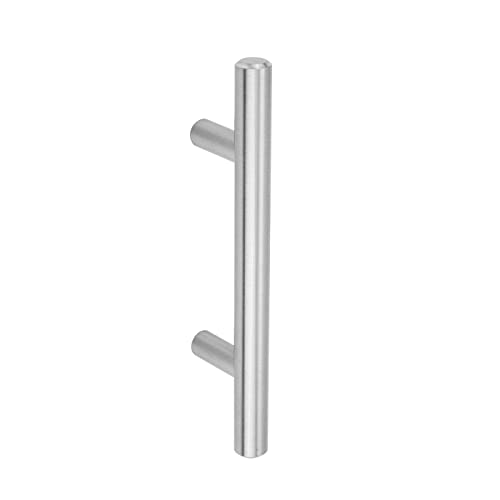 Amazon Basics Euro Bar Cabinet Handles, Drawer Pulls, Kitchen Cabinet Hardware, 5.38-inch Length, 3-inch Hole Center, 1/2-inch Diameter, Satin Nickel, 25-Pack - color: Satin Nickel, size: 5.38 in Length (3 in Hole Center)