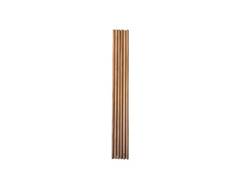 Cherry Dowels Round Wooden Dowel Rods - Unfinished Hardwood Sticks - 1/4" by 12" for Crafts Sanded Smooth (5)