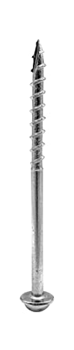 Milescraft 5206 Wood Pocket Hole Screws - #7 x 2-1/2" Washer Head with Coarse Thread (50c.), Torx Drive Self-Tapping, For Indoor Use