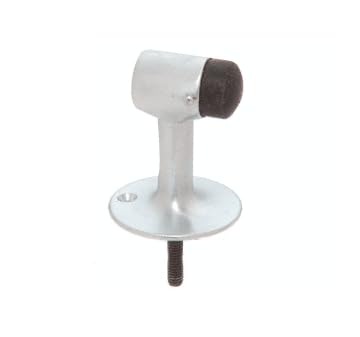 CRL Satin Chrome Finish Floor Mounted Heavy Duty Door Stop - color: Satin Chrome