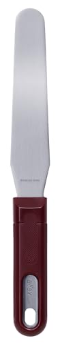 ALLEX Rounded Putty Knife 1-1/4" for Art and Paint, Flexible Japanese Stainless Steel Blade, Heavy Duty Full Tang Handle, Made in JAPAN - size: L