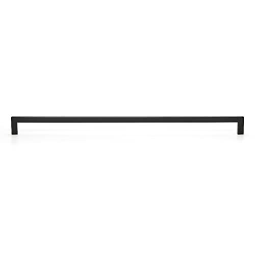 Ravinte Matte Black Cabinet Handles Square Pulls 18 Inch 10 Pack - size: 18-1/2 Inch (18 Inch Hole Center)