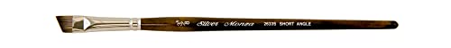 Silver Brush Limited Monza Short Angle Oil Paintbrush, Size 3/8 Inch - size: Size - 3/8