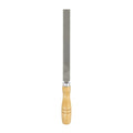 HARFINGTON Flat Coarse Cut File 8" Double Cut Teeth High Carbon Steel Hand Rasp File with Wood Handle for Metal Wood Deburring Removing - size: 8", style: Coarse