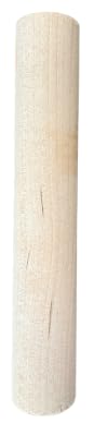 Wooden Dowel Rods, 1 x 6 Inch, 10 Pack, Unfinished Hardwood Sticks for Crafts (10)
