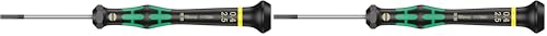 Wera 05117994001 Kraftform Micro 2035 Slotted Electronics Precision Screwdriver, 2.5mm Head, 50mm Blade Length (Pack of 2) - size: 1 Count (Pack of 2)