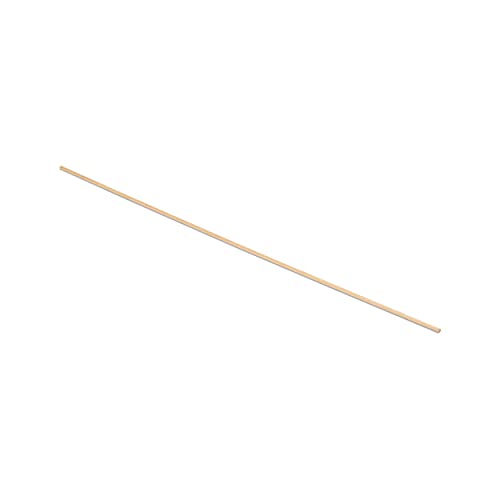 Wooden Dowel Rod, 1/8 Inch x 18 Inch Wood Dowels, Pack of 50 Wooden Dowels for Crafts, Unfinished Hardwood Wooden Dowels Rods, Strong Wood Rod Dowels for Crafting and DIYers - color: Pack of 50, size: 1/8" x 18" Dowels