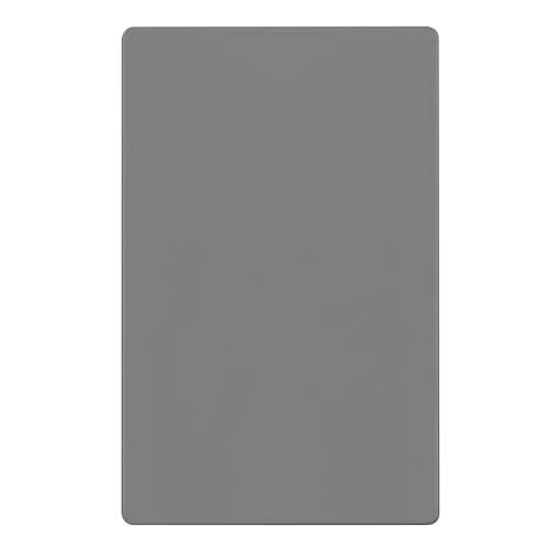 ENERLITES Screwless Blank Wall Plate, 1-Gang Outlet Covers, 1 Pack, Gray - color: Gray, size: Screwless