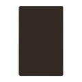 ENERLITES Screwless Blank Wall Plate, 1-Gang Outlet Covers, 1 Pack, Brown - color: Brown, size: Screwless