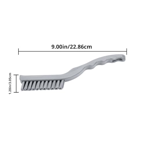 SPARTA Detail Brush Grout Brush, Crevice Brush with Hanging Hole for Bathroom, Kitchens, Countertop, Plastic, 9 Inches, Blue - color: Blue, size: 9 Inches