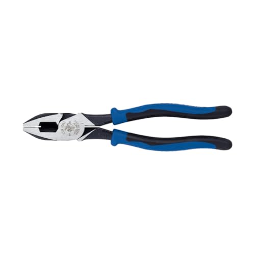 Klein Tools J2000-9NETP 9-Inch Journeyman Wire Pulling Pliers, Made in USA, Heavy Duty Side Cutting Pliers - style: Cuts / FT Pulling
