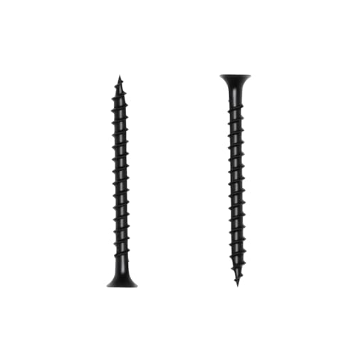 #8 x 2 Inch Drywall Screws Phillips Flat Head Black Oxide Screws 70 PCS, Wood Screws for Furniture Cabinet DIY - size: #8×2