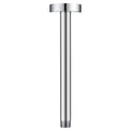 BRIGHT SHOWERS Shower Arm with Flange for Rainfall Shower Head, 9 Inch Ceiling Mount Straight Arm, Replacement Extension Pipe, Heavy-Duty Stainless Steel, Rust-Resistant, 1/2" NPT, Chrome - color: Chrome, style: 9 Inch