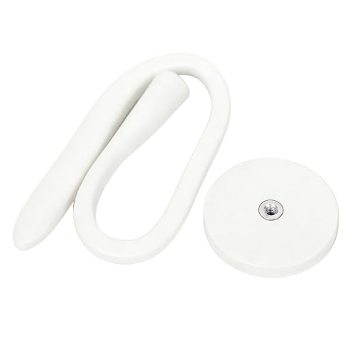 Magnetic Washer Door Stopper & Holder Strong Flexible Prop to Keep Front Load Washer/Dryer Door Open Fits LG Samsung Laundry Accessories (White) - color: White