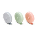3PCS Retractable Tape Measure 150cm, Dual Scale for Body Sewing | 60-inch retractable cloth tape with cm/inch scales, flexible for body and fabric measuring - color: 3 random color