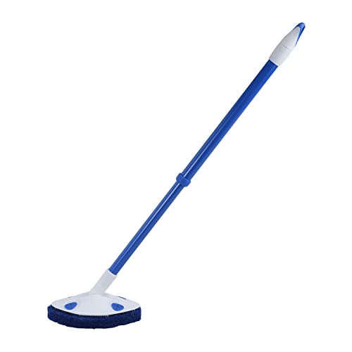 CLOROX Extendable Tub and Tile Scrubber (Pack of 2) with Extra Pad - Plastic Head, Blue, Tile Surface - size: 1 Count (Pack of 2)