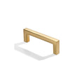 khtumeware 10 Pack 2-1/2 inch(64mm) Hole Center Brushed Brass Cabinet Pulls Solid Heavy-Duty Square Satin Brass Cabinet Handles Drawer Pulls Kitchen Cabinet Hardware Kitchen Handle - color: Brushed Brass, size: 2-1/2 inch(64mm) hole center
