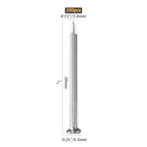Concrete Nails 2 Inch for Masonry & Cement Walls - size: 2 Inch