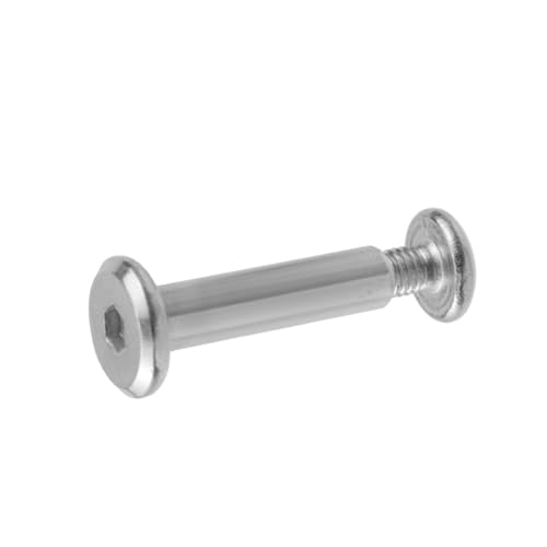 20 Sets M3 x 16mm Silver Furniture Screws,Hex Drive Rivet Socket - size: M3 x 16mm; Silver