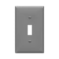 ENERLITES Light Switch Cover Plate for Toggle Wall Switch, 1 Pack, Gray - color: Gray, size: 1 Pack