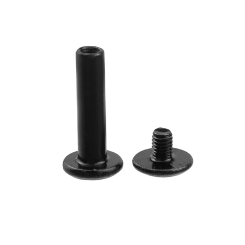 M3 x 16mm Black Binding Post Screws, 20 Sets - size: M3 x 16mm