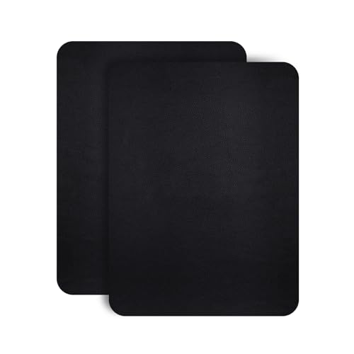 JDLUGH Sofa Leather Repair Patch Tape, 8.2x11 Inch2PCS Self Adhesive Couch, Car Seat, Office Chair, Leather Furniture, Vinyl Repair Patch Kit for Furniture (Black) - color: Black, size: 8.2x11 Inch
