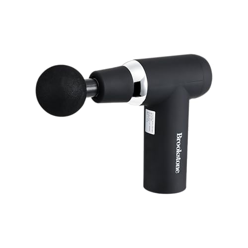 Brookstone - Handheld Percussion Massager for Deep Tissue Muscle Relief