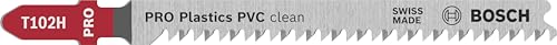 Bosch T102H PRO Plastics PVC Clean 2pc Jig Saw Blade - size: 100 mm, style: 2 pcs.
