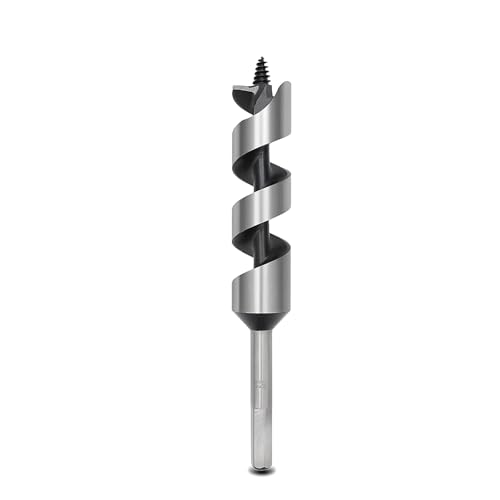 1-1/4" x 9" Auger Drill Bit for Wood,32x230mm Hex Shank Ship Auger Bit - size: 1-1/4 in x 9 in