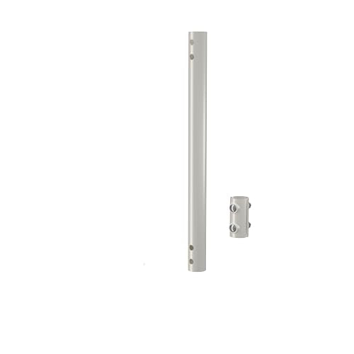 Extension Pole for CEKAY Diameter 1.25" J Pole Mount, 1.25 x 16.5 in, White - size: Extension 16.5"