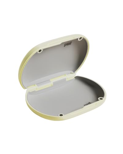 PUL Retainer Case for Invisalign & Clear Aligners - Slim Clear Aligner Case with Secure Magnetic Closure - Travel Retainer Holder for Invisalign Accessories, Mouth Guards & Dentures - Yellow - color: Yellow