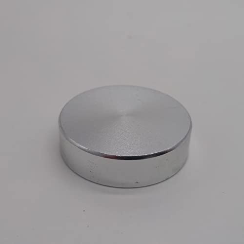 GEONASSUR 30mm Circular Bullseye Bubble Level, Aluminum, Silver - color: Silver