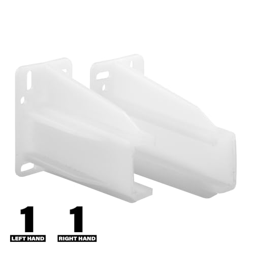 Prime-Line MP7227 Drawer Track Back Plate, White